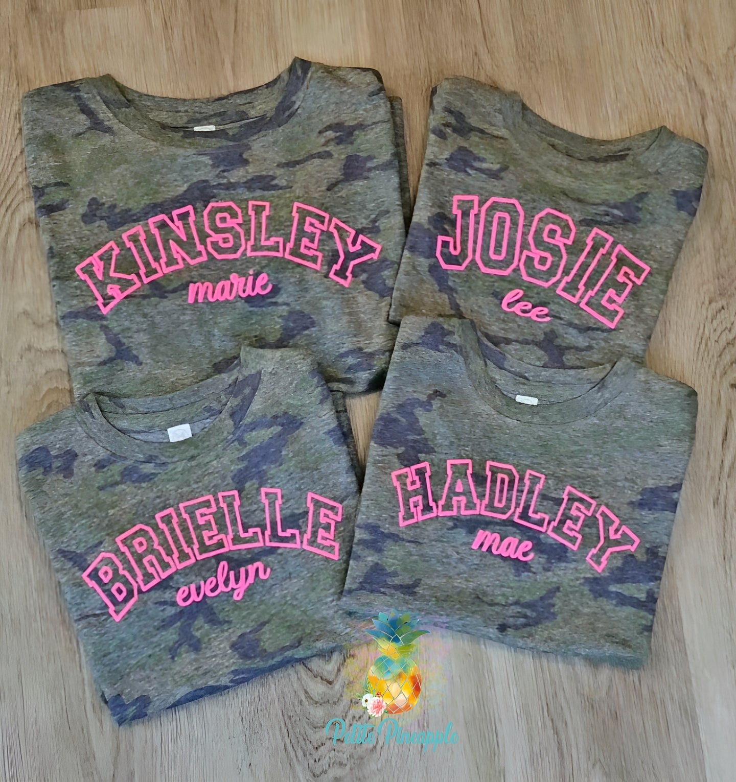 Camo name shirt