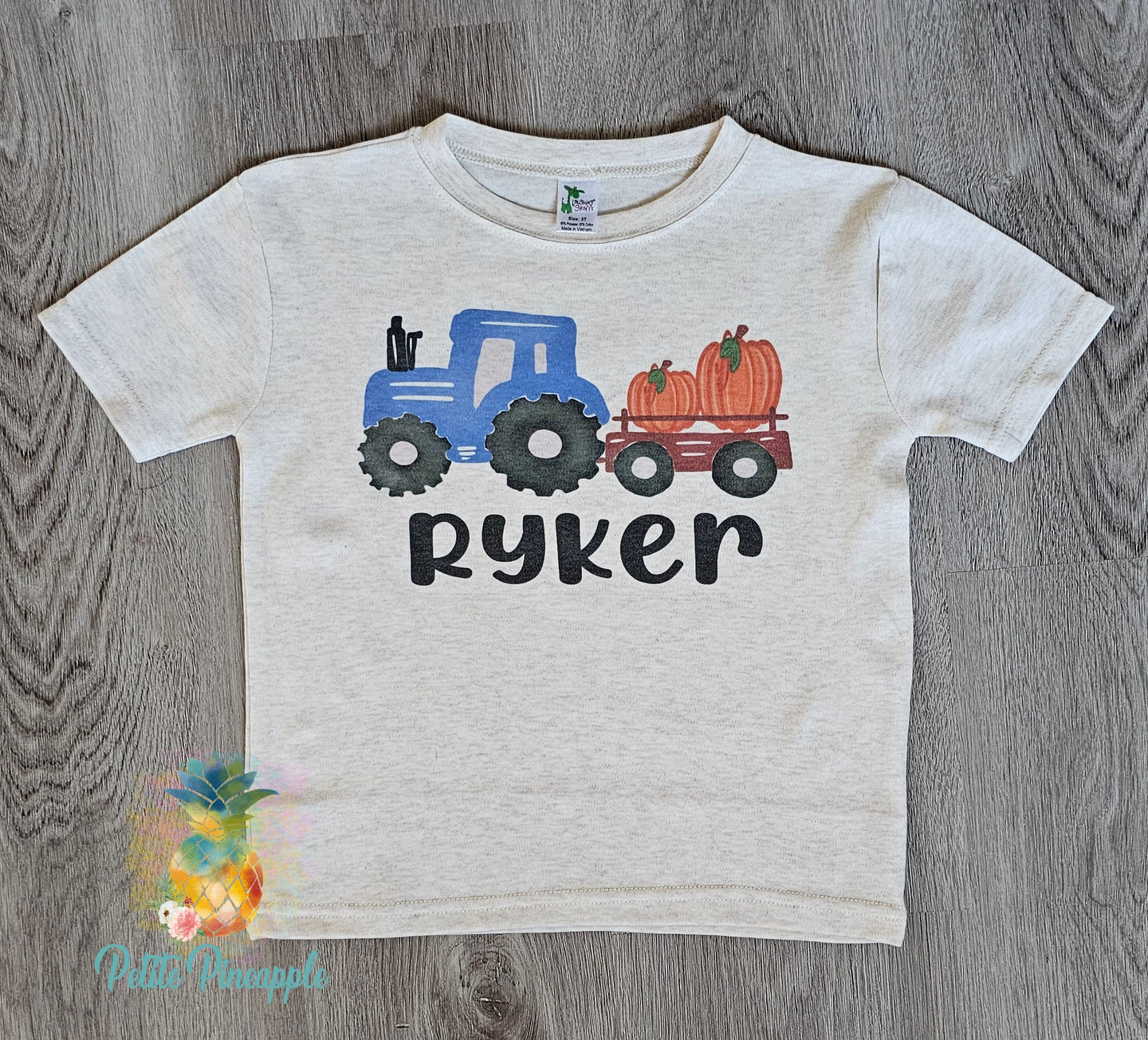 Boy pumpkin patch shirt