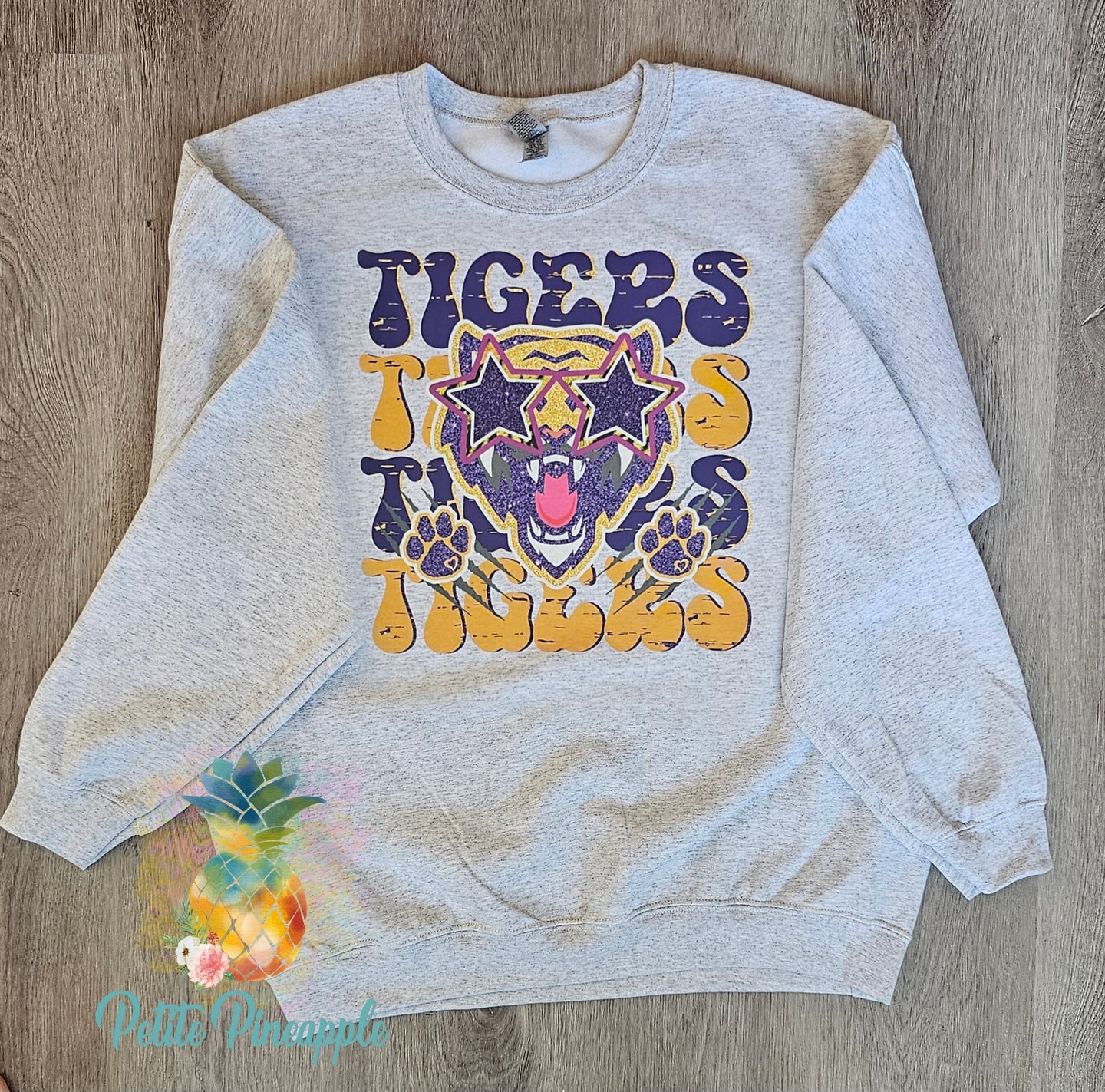 Grey tigers sweatshirt