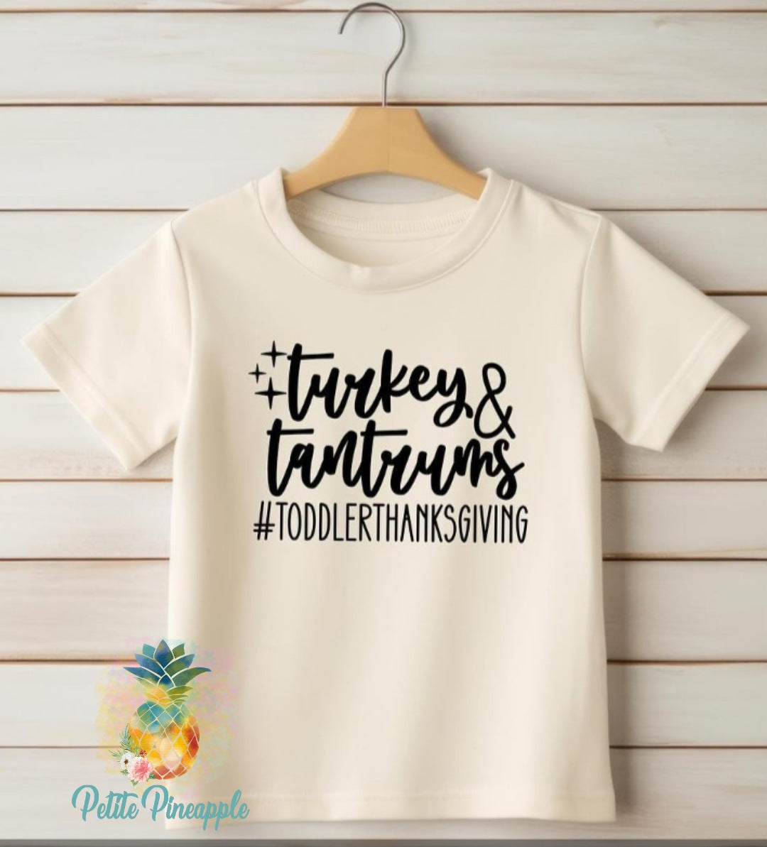 Tantrums and turkey shirt