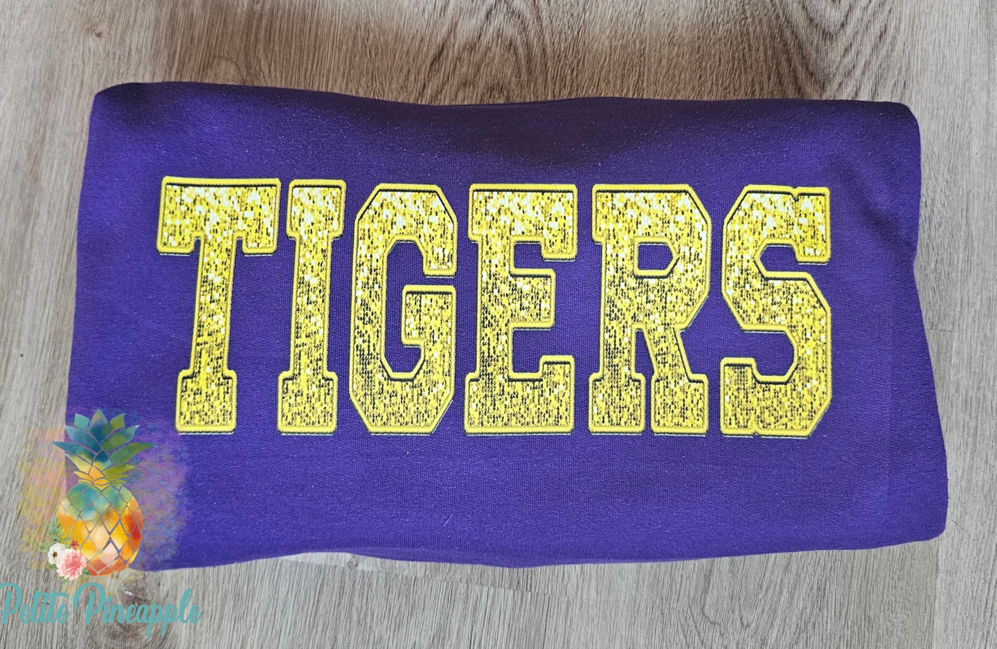 Tigers on purple