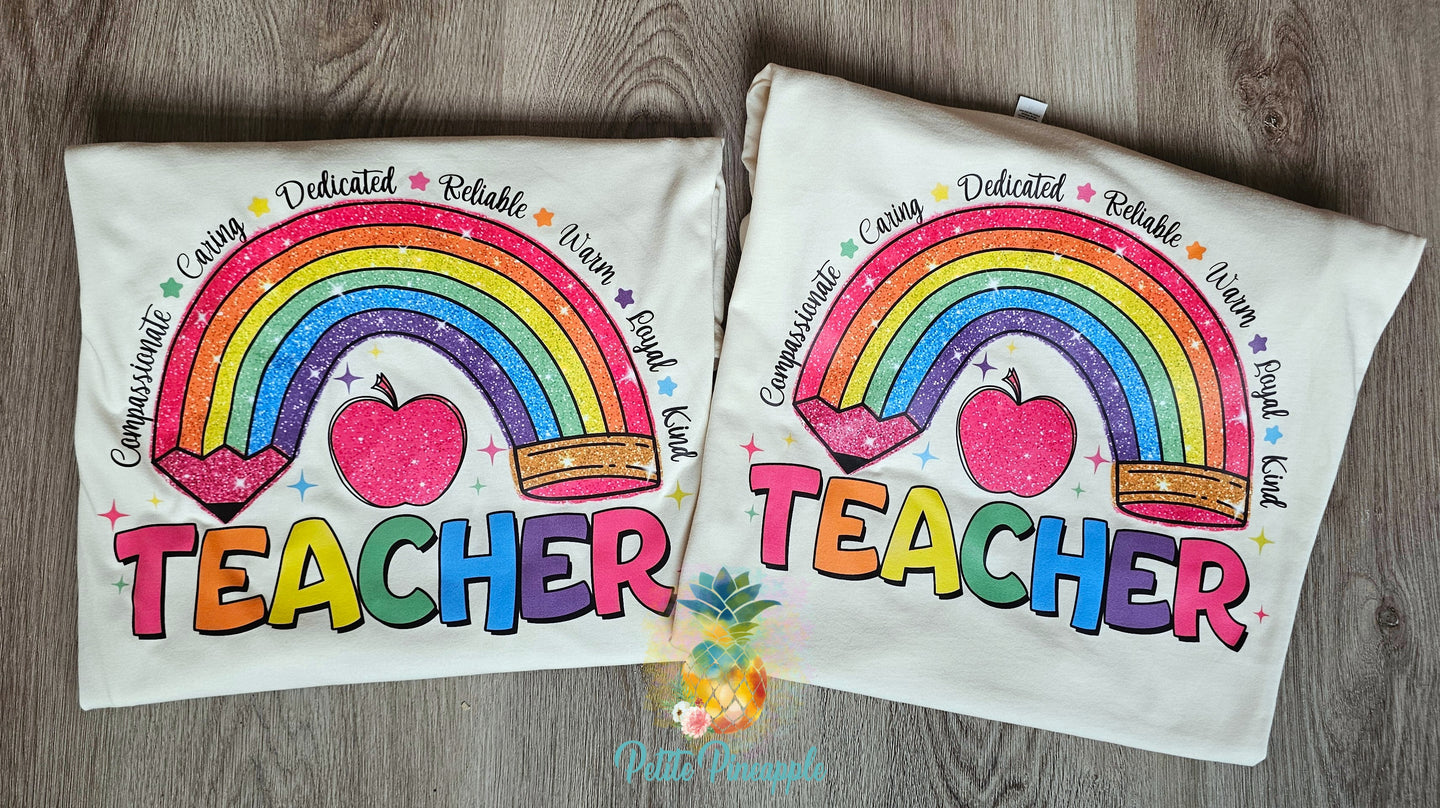 Rainbow teacher