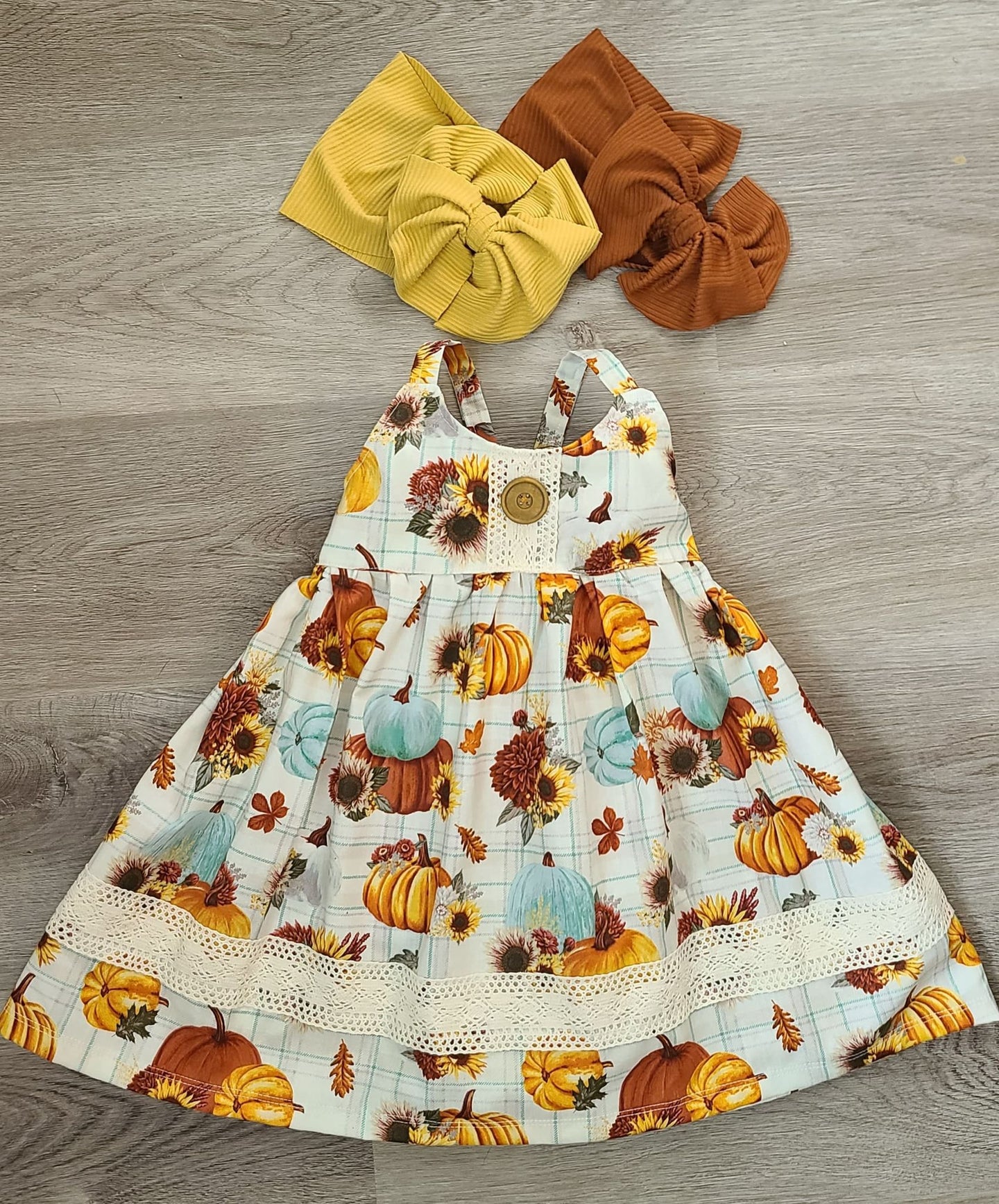 Thanksgiving baby dress - Fall Dress