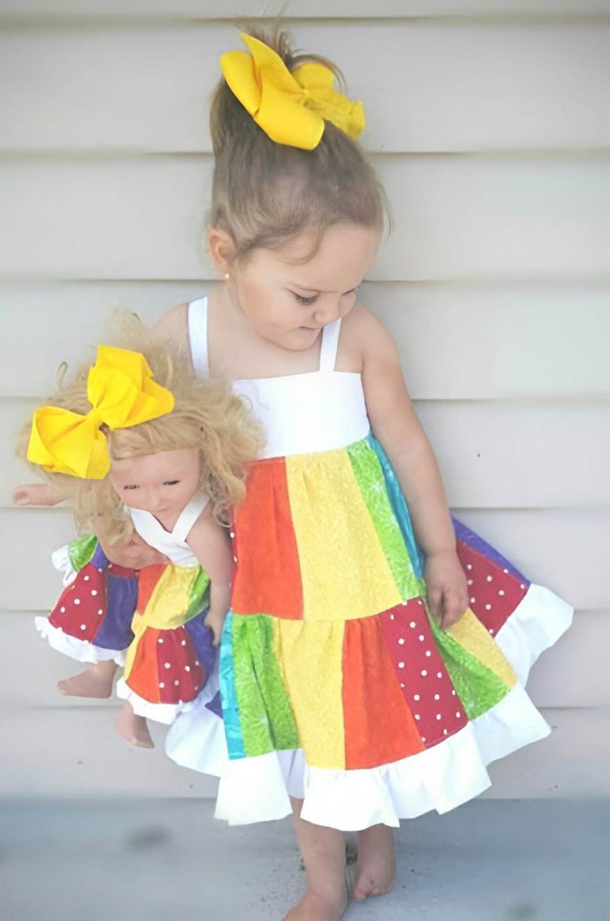 Rainbow dress