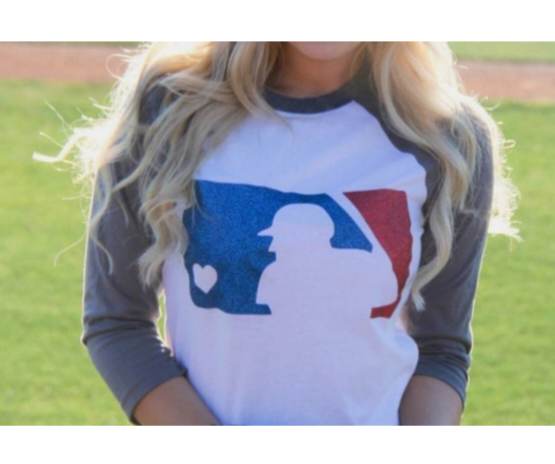 Baseball raglan shirt