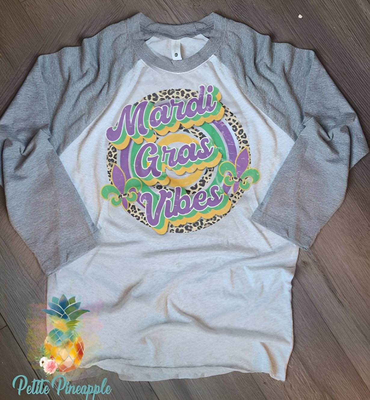 Mardi Gras Vibes raglan shirt