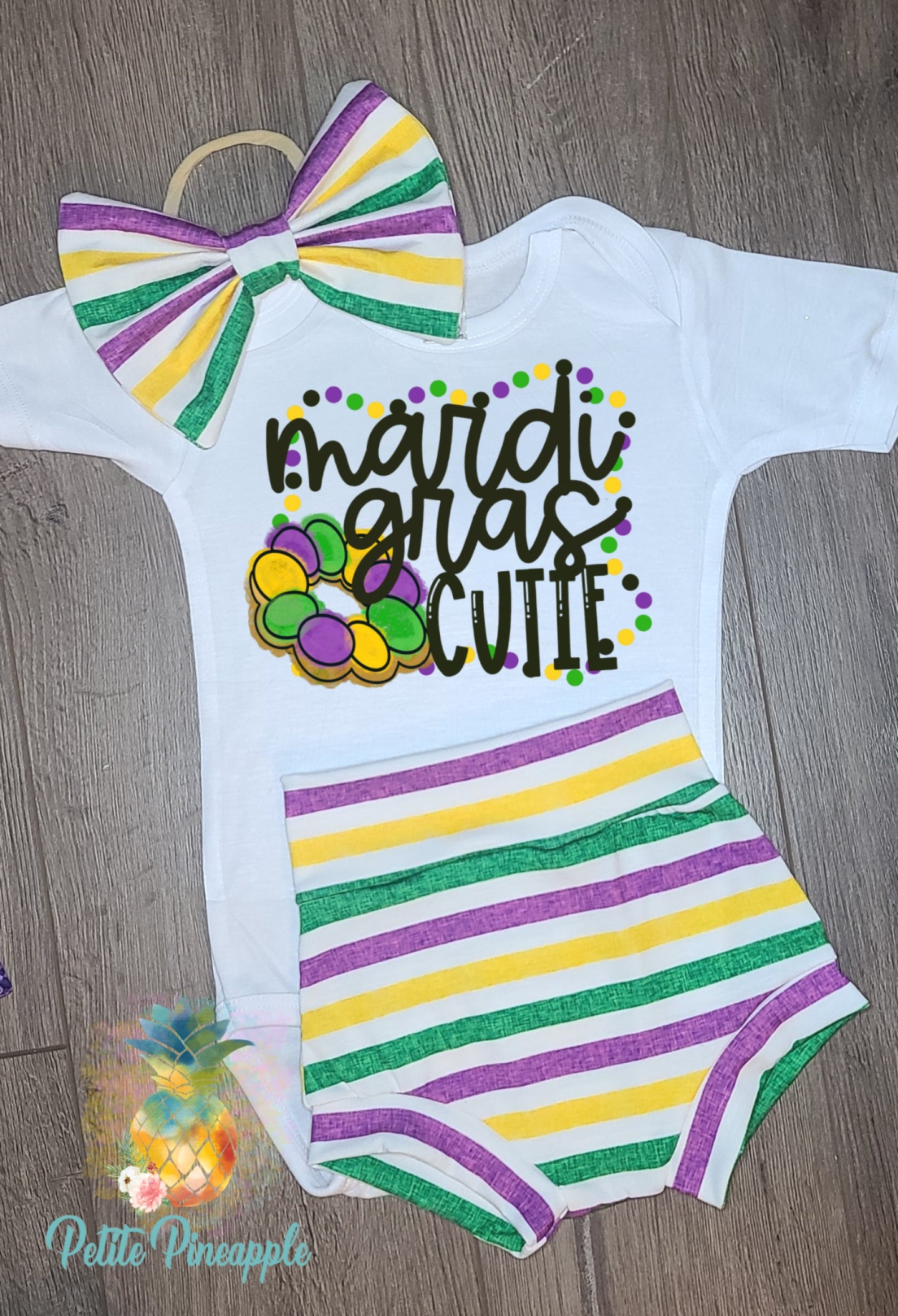 Mardi Gras cutie outfit