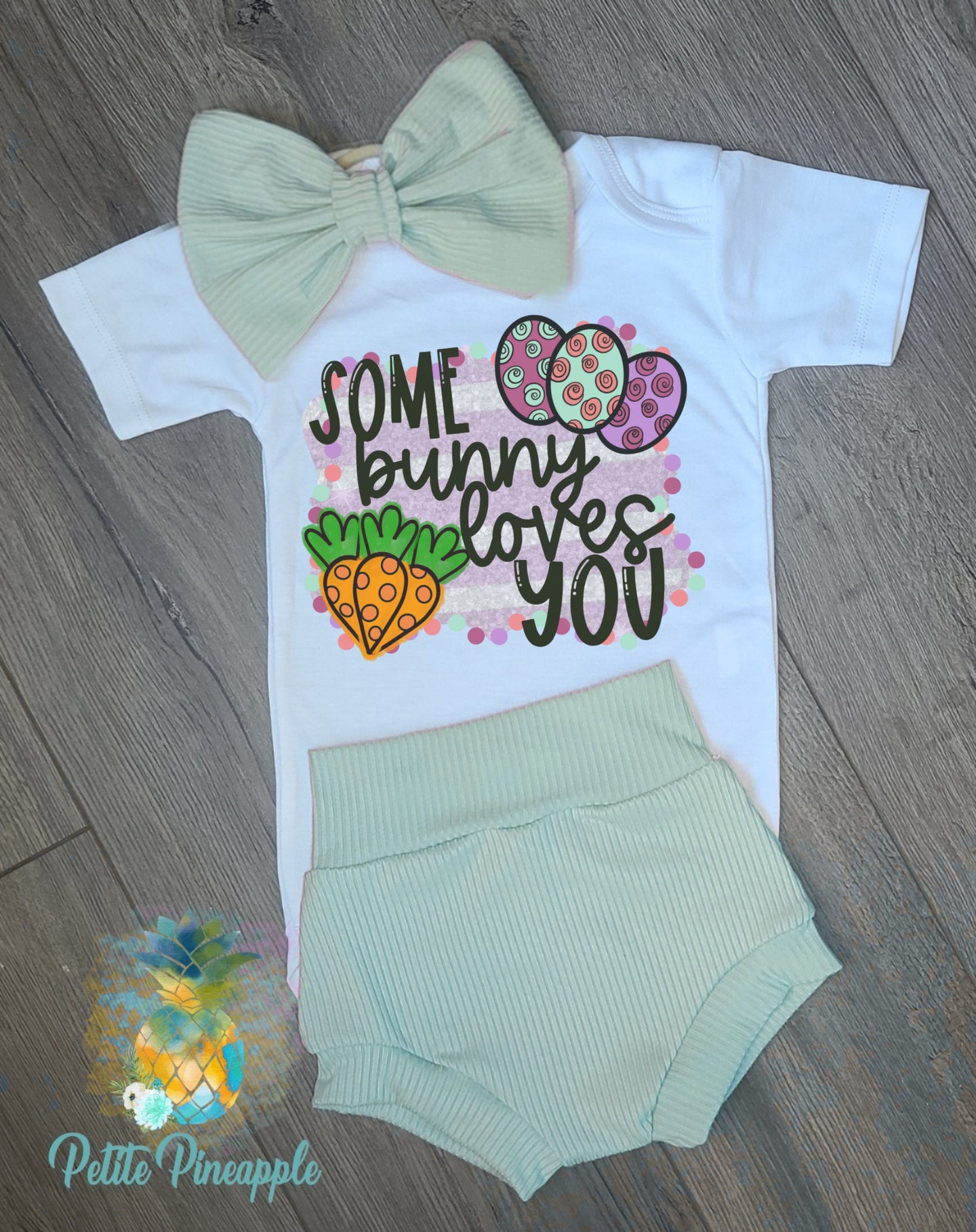 Easter outfit - Some Bunny loves you