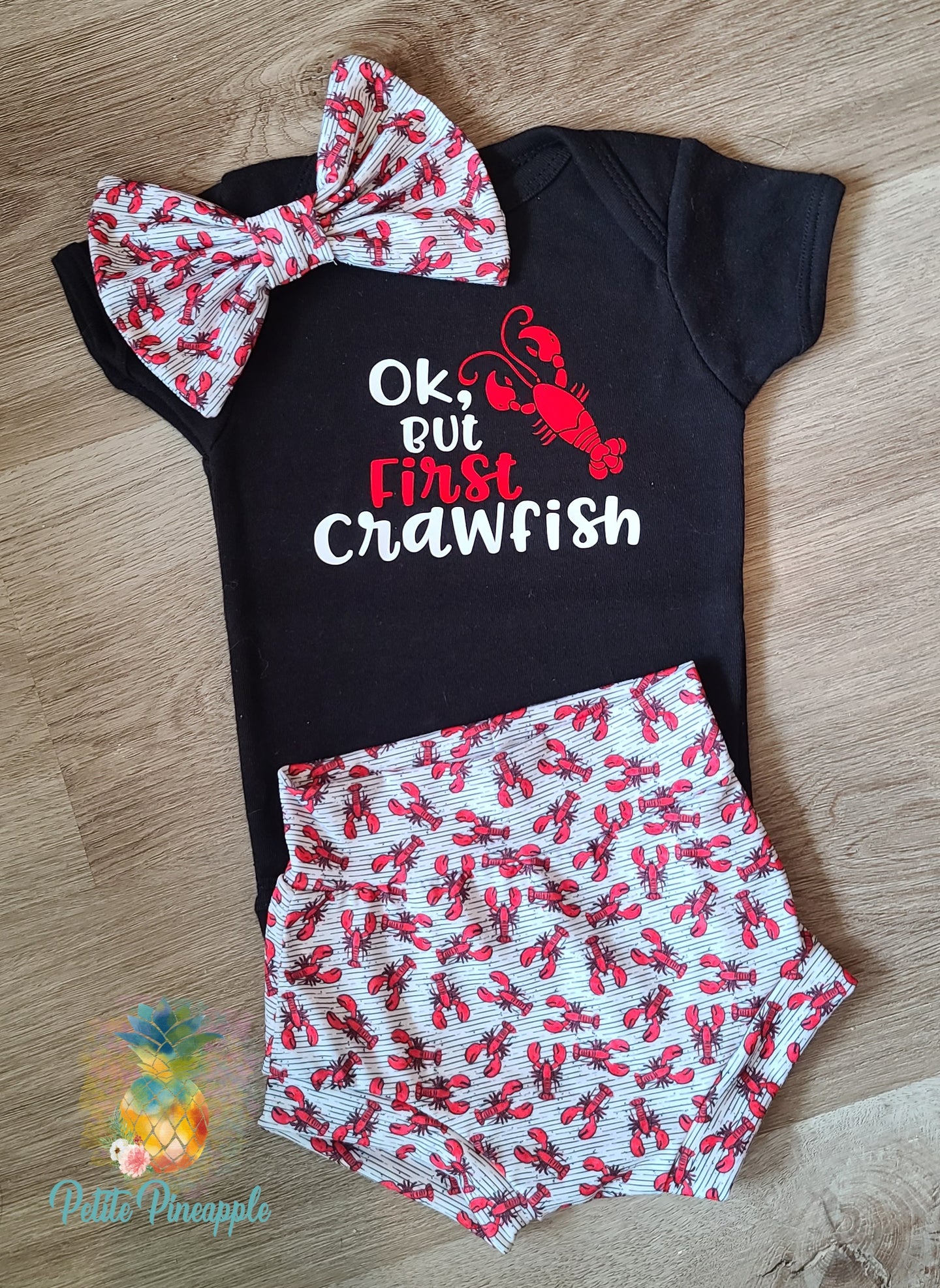 Crawfish outfit - okay but first crawfish