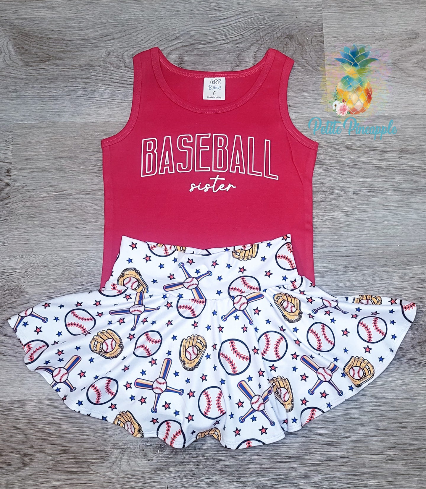 baseball outfit - baseball sister outfit