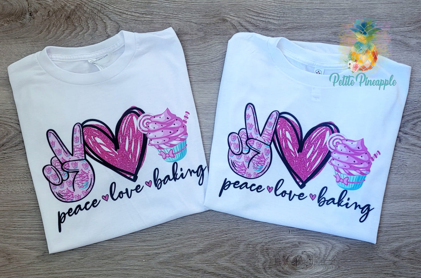 peace love baking shirt